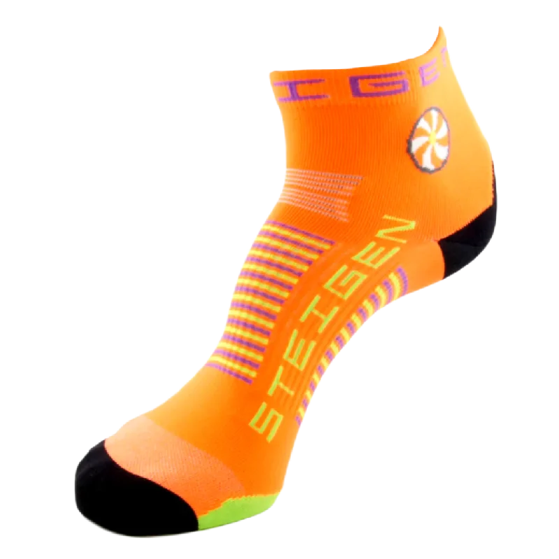 Year-End Deals Steigen - Quarter Length Running Socks - Goldfish Orange