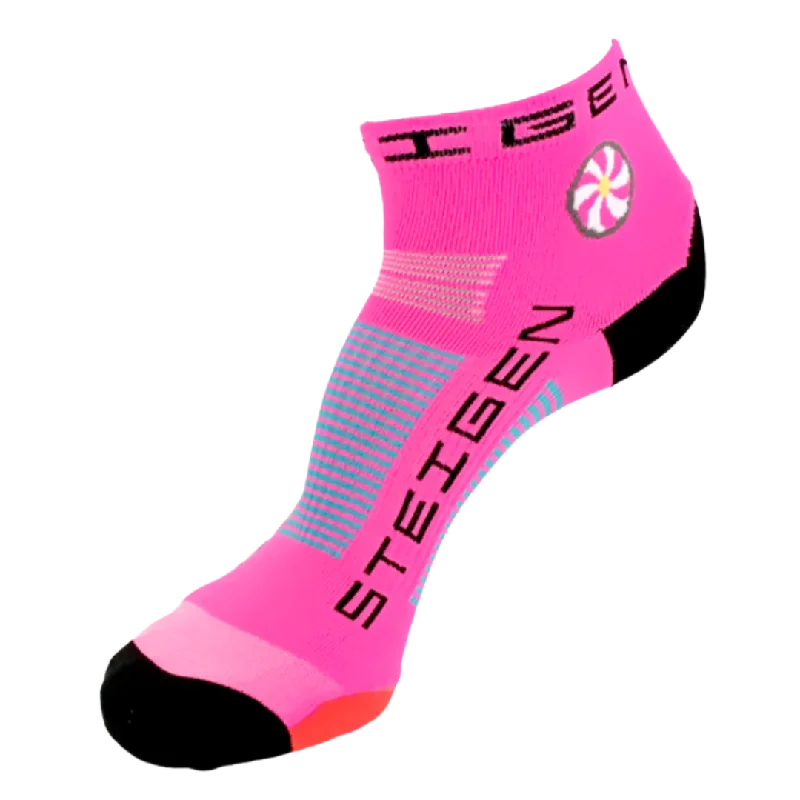 Today Only Steigen - Quarter Length Running Socks - Pink