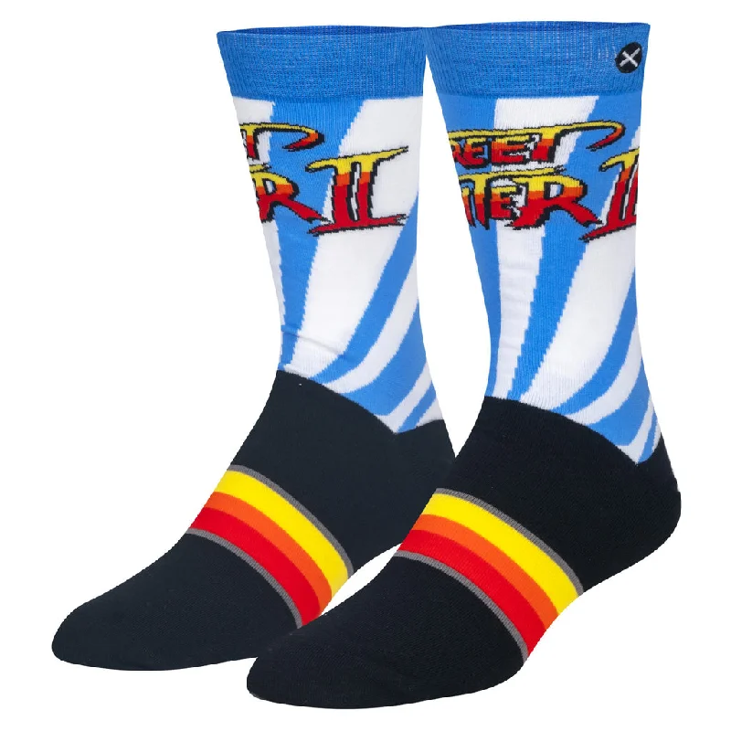 Weekend Wonders Await! "Street Fighter II" Cotton Crew Socks by ODD Sox