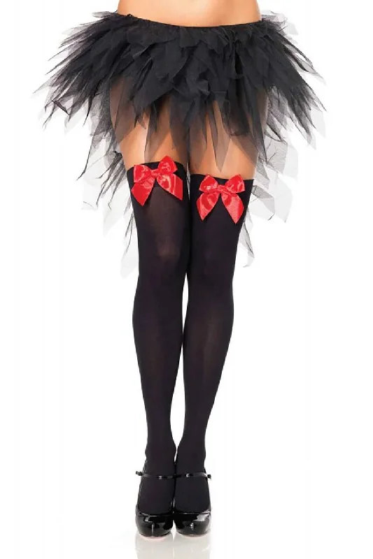 Black with Red Bow
