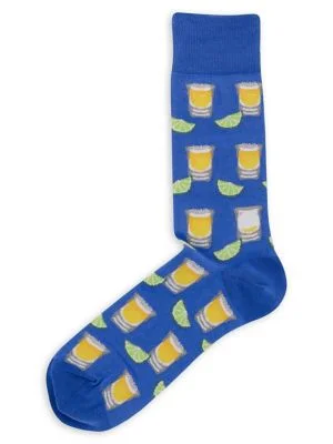 Overstock Sale "Tequila" Crew Socks by Hot Sox - Large