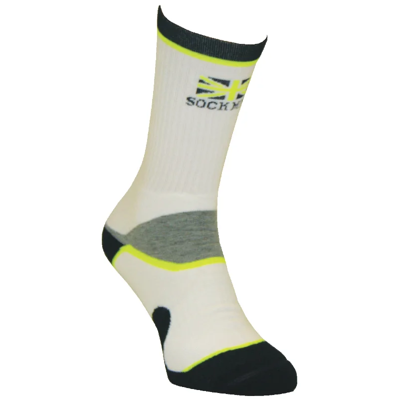 Sockmine Training Crew in Lime/Grey/Navy