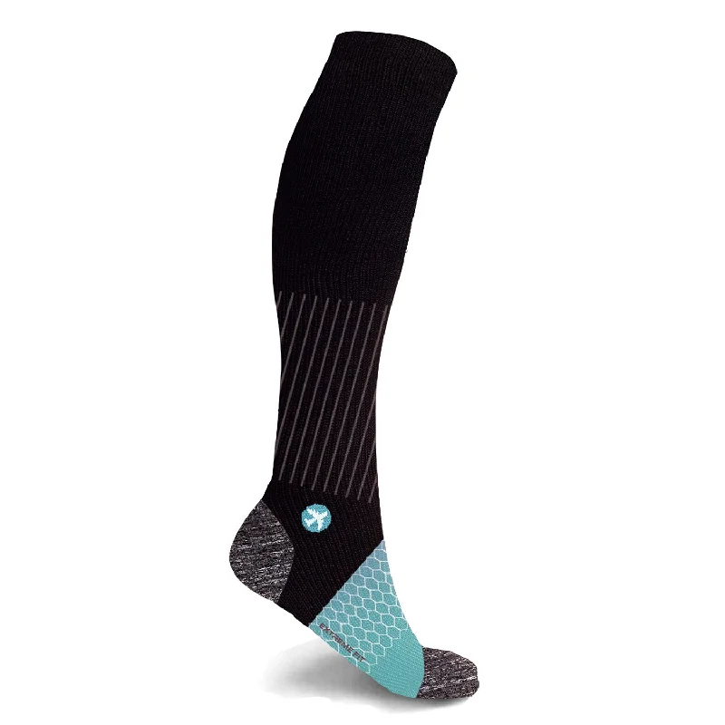 Weekend Shopping Extravaganza Travel Socks - Blue