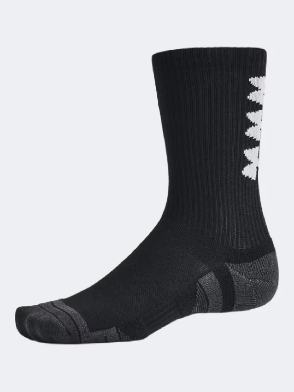Steal Deal Under Armour Performance Tech  Unisex Training Sock Black/White