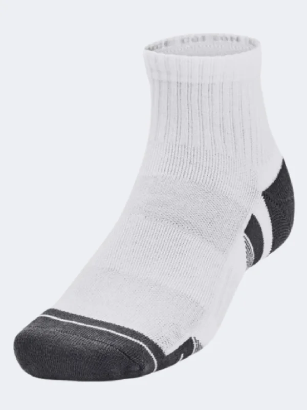 Year-End Clearance Under Armour Performance Unisex Training Sock White/Pitch Grey