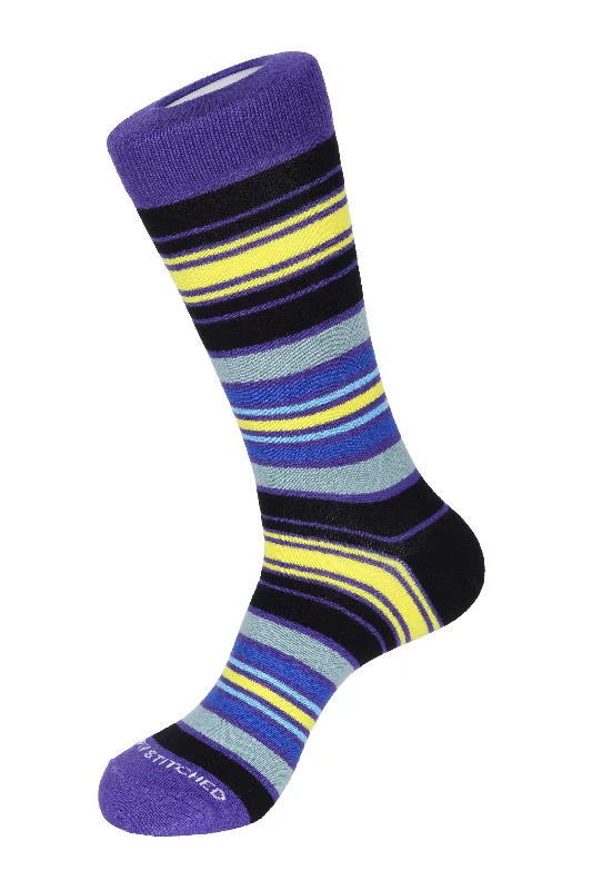 Purple Yellow Black