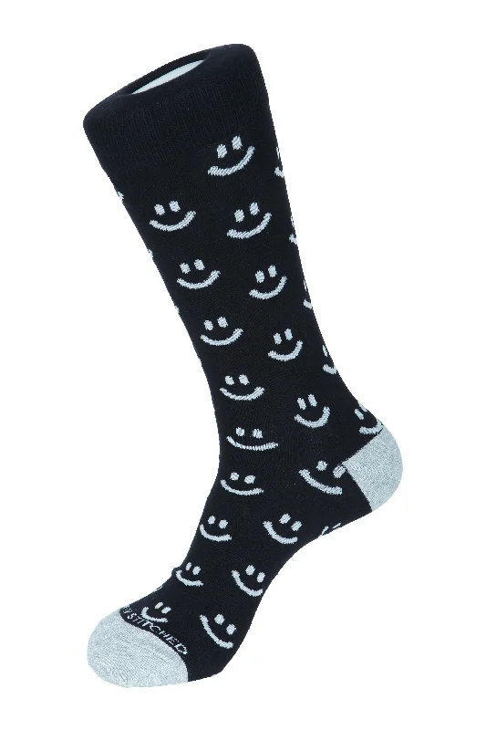 Flash Deal Smiley Face Crew Sock
