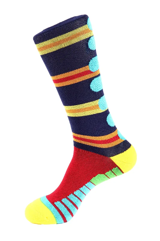 Exclusive Offer Lane Stripe Athletic Socks
