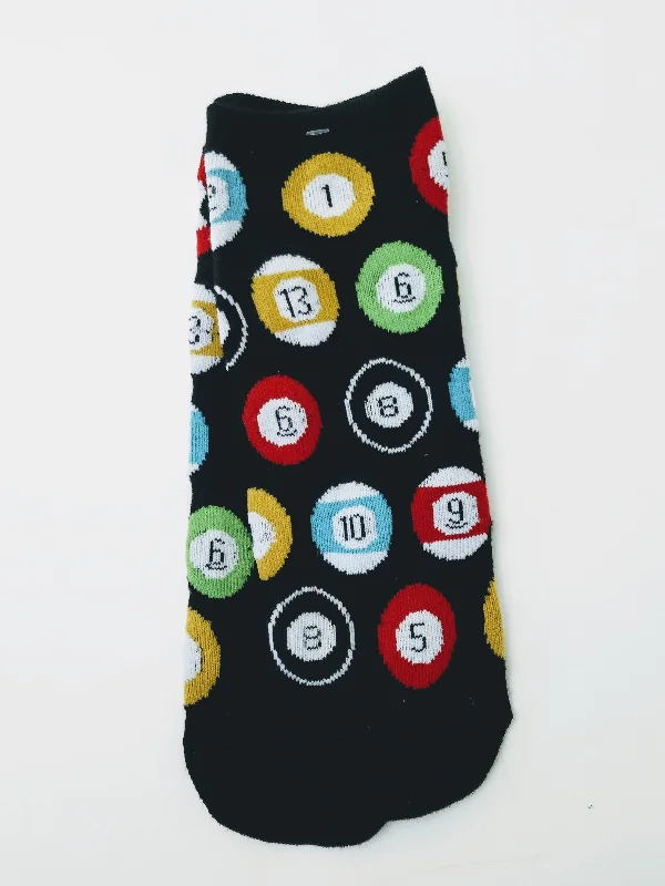 Pool Balls Unisex Ankle Sock