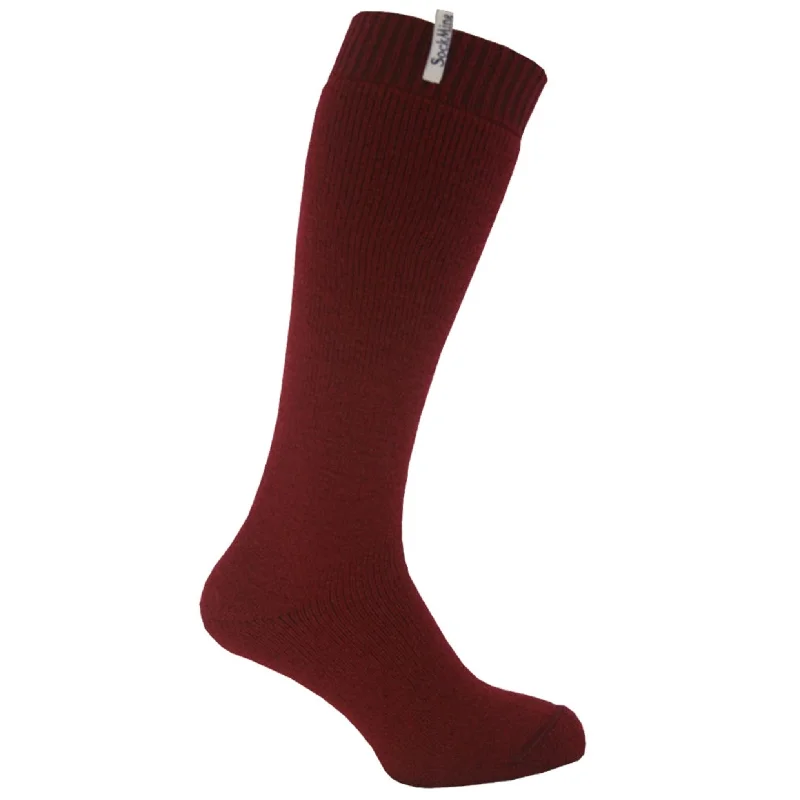 Adults Welly Sock - Red