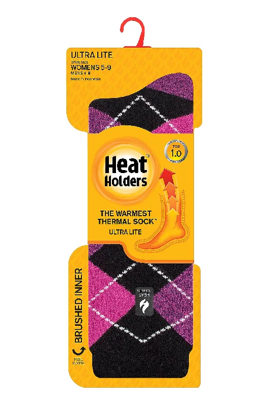 Weekend Deals That Dazzle Women's Delilah ULTRA LITE™ Argyle Crew Socks