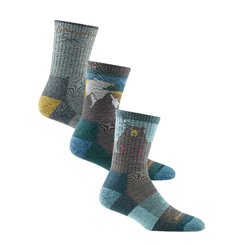 Extra Discount Women's Hiker Micro Crew 3-Pack