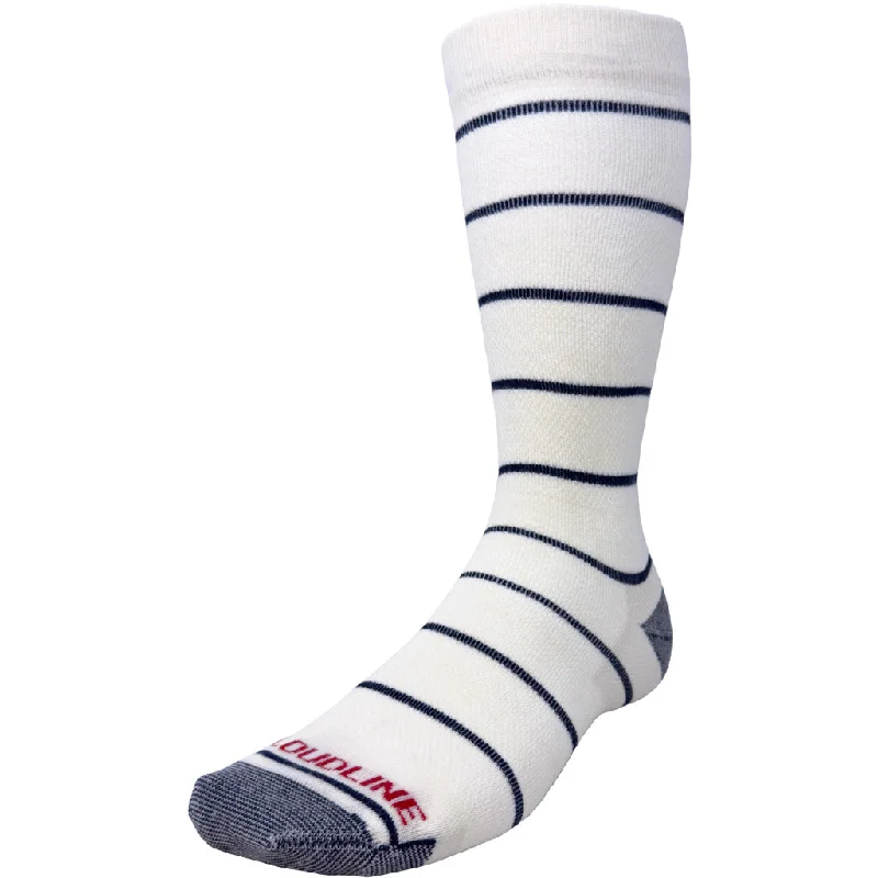 Time-Sensitive Pinstripe Compression Sock - Ultralight