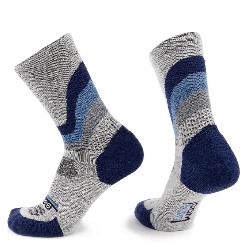 Weekend Deals That Thrill Wool Crew Sock - Overland Blue