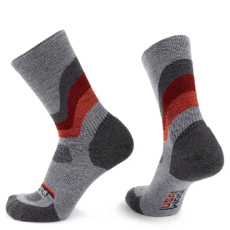 Weekend Specials to Grab Wool Crew Sock - Overland Orange