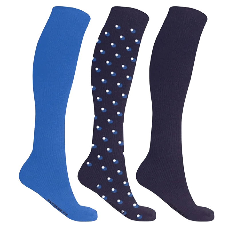 Deal of the Day Men's Starter Compression Socks // Blue (3-Pairs)
