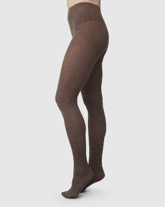 Buy Today Ylva Fishbone Wool Tights